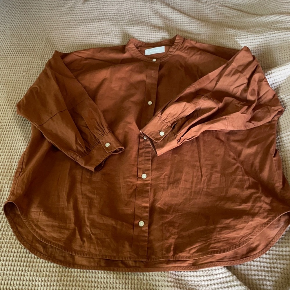 Everlane blouse.